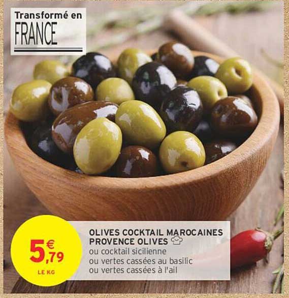 OLIVES COCKTAIL MAROCAINES PROVENCE OLIVES