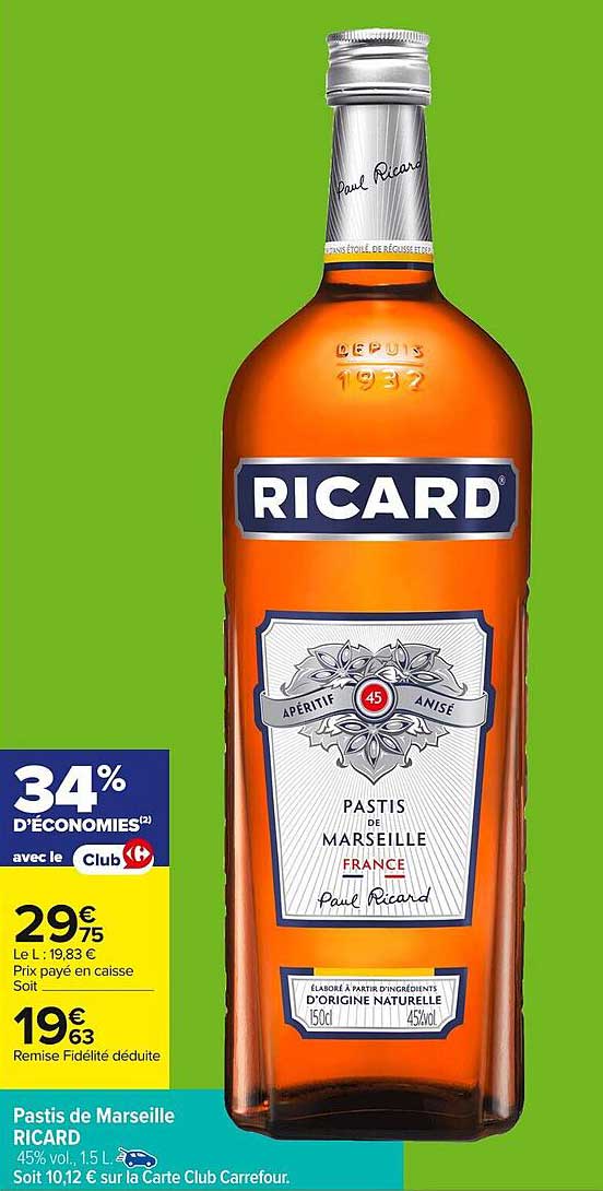 Pastis de Marseille RICARD