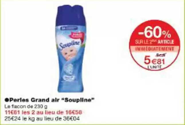 Perles Grand air "Soupline"