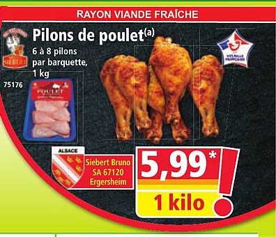Pilons de poulet