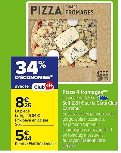 Pizza 4 fromages