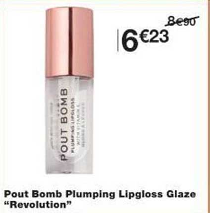 Pout Bomb Plumping Lipgloss Glaze "Revolution"