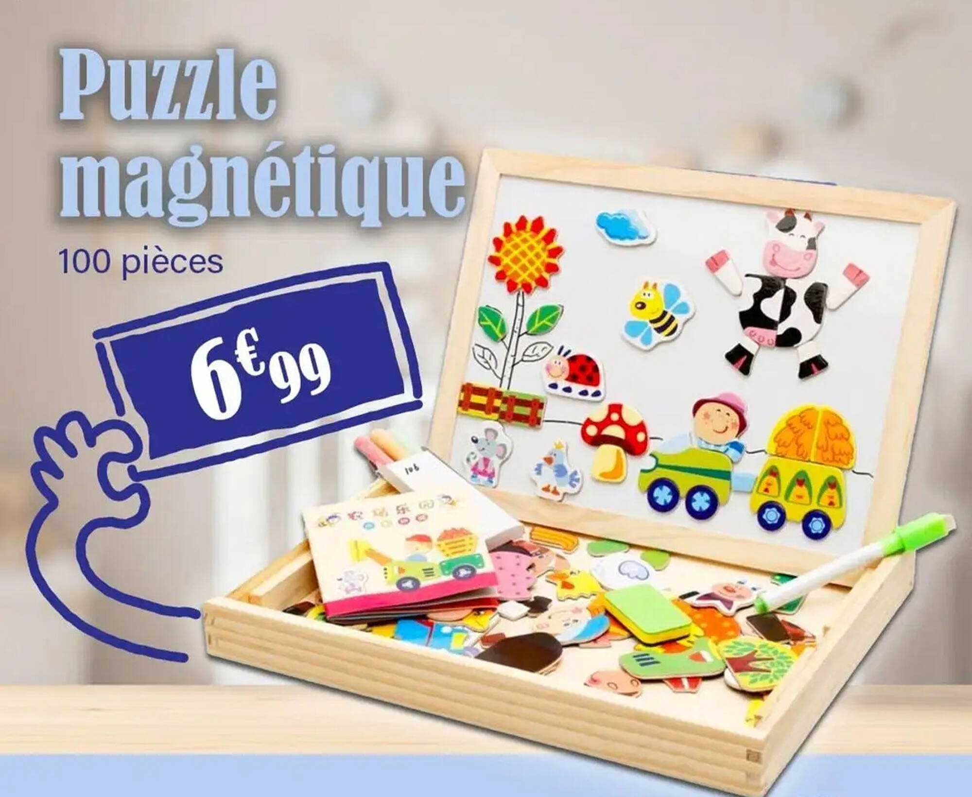 Puzzle magnétique
