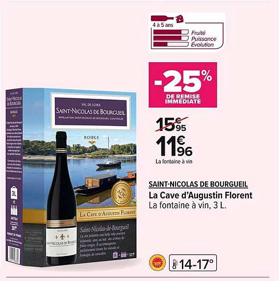 SAINT-NICOLAS DE BOURGUEIL La Cave d’Augustin Florent