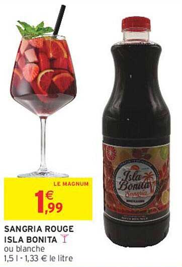 SANGRIA ROUGE ISLA BONITA