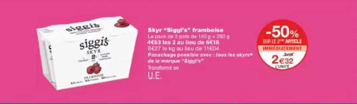 Skyr "Siggi's" framboise