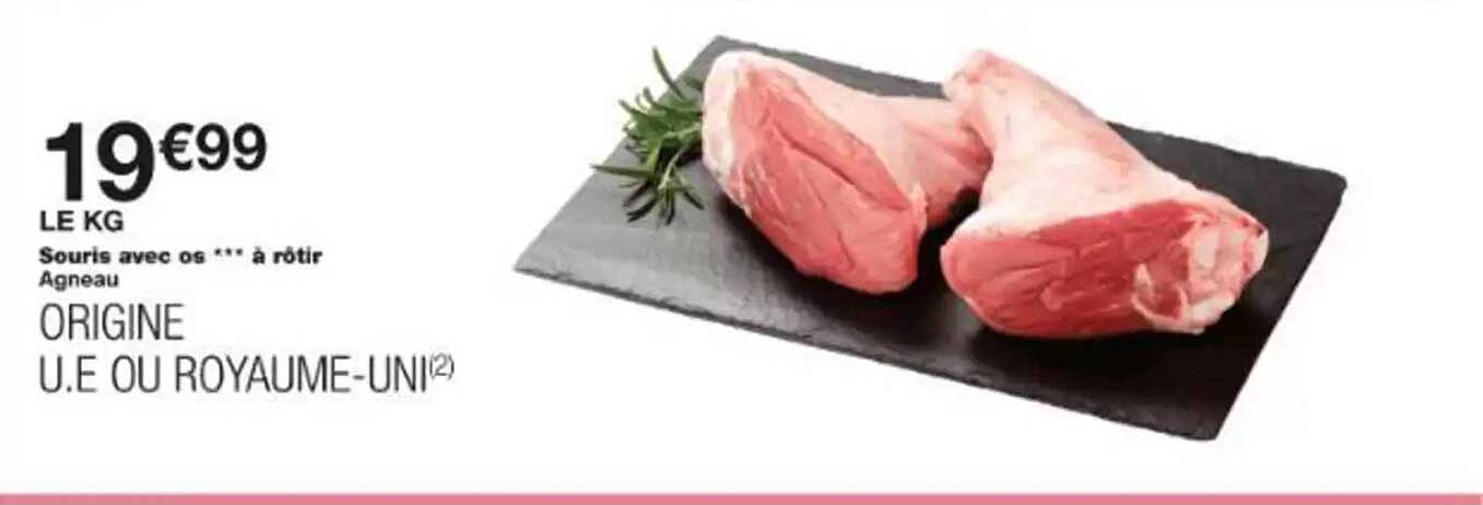 Souris avec os *** à rôtir Agneau