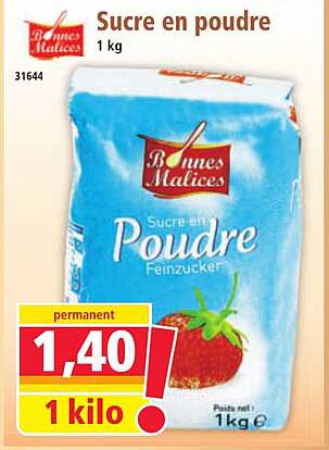Sucre en poudre