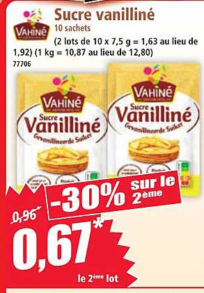 Sucre vanilliné