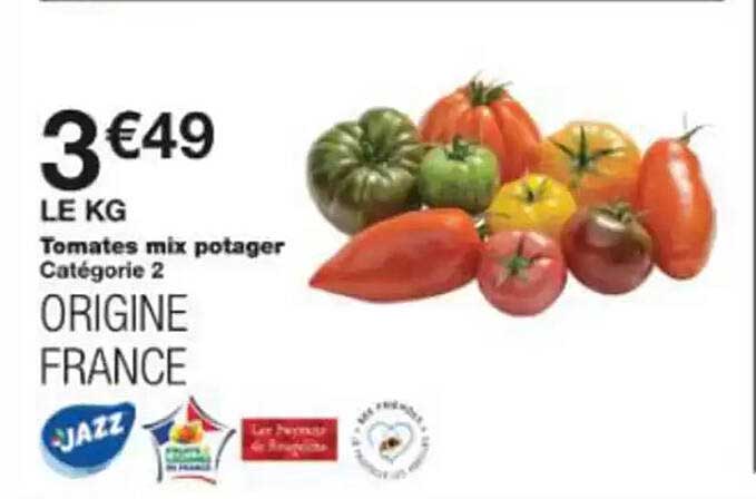 Tomates mix potager Catégorie 2