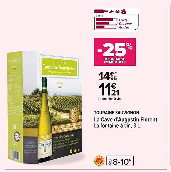 TOURAINE SAUVIGNON La Cave d’Augustin Florent