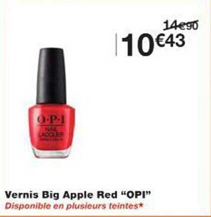 Vernis Big Apple Red “OPI”