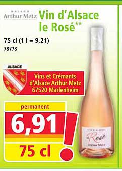 Vin d'Alsace le Rosé