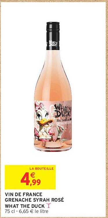 VIN DE FRANCE GRENACHE SYRAH ROSÉ WHAT THE DUCK