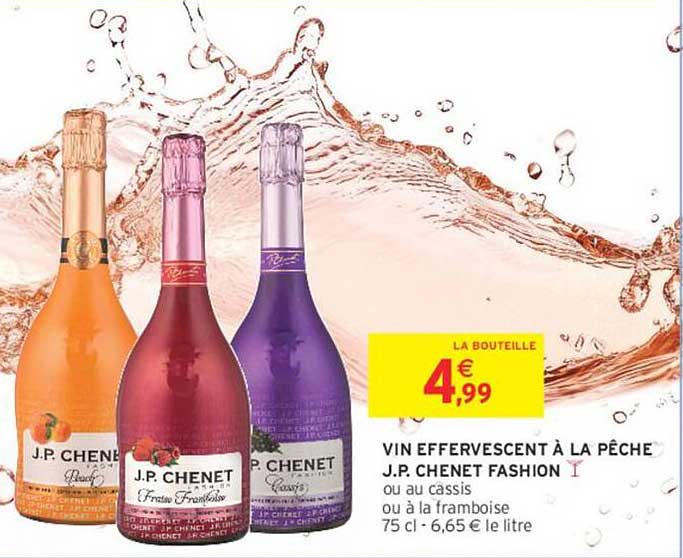 VIN EFFERVESCENT À LA PÊCHE J.P. CHENET FASHION