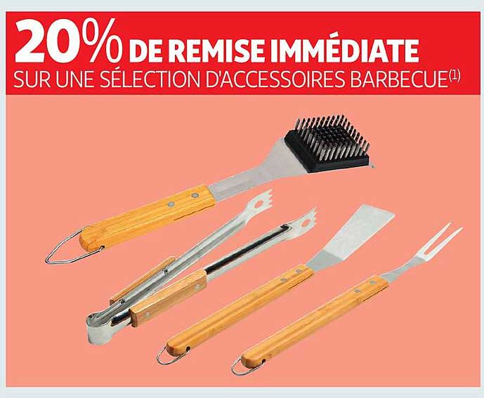 20% DE REMISE IMMÉDIATE SUR UNE SÉLECTION D'ACCESSOIRES BARBECUE