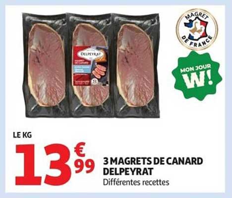 3 MAGRETS DE CANARD DELPEYRAT
