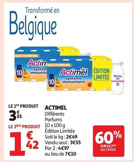ACTIMEL ÉDITION LIMITÉE