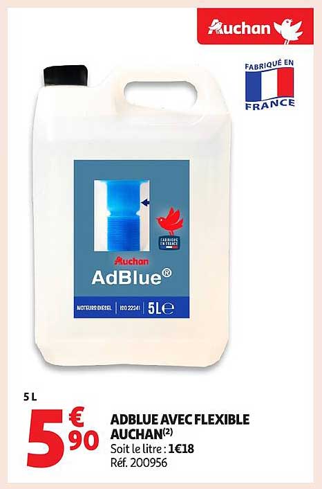 AdBlue avec flexible Auchan