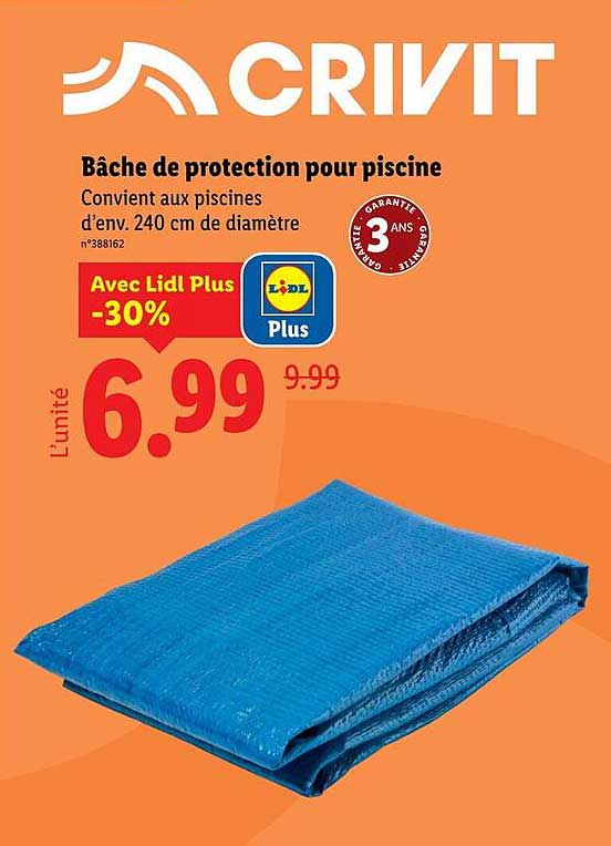 Bâche de protection pour piscine