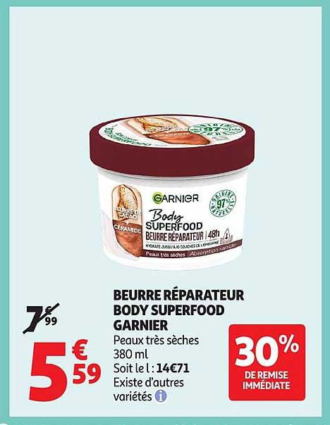 BEURRE RÉPARATEUR BODY SUPERFOOD GARNIER