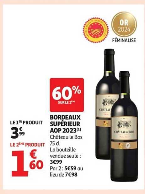 BORDEAUX SUPÉRIEUR AOP 2023