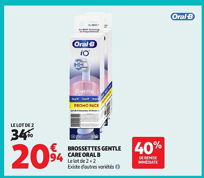 BROSSETTES GENTLE CARE ORAL B