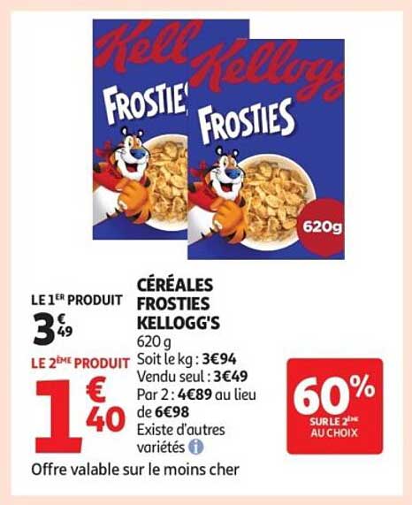 CÉRÉALES FROSTIES KELLOGG'S