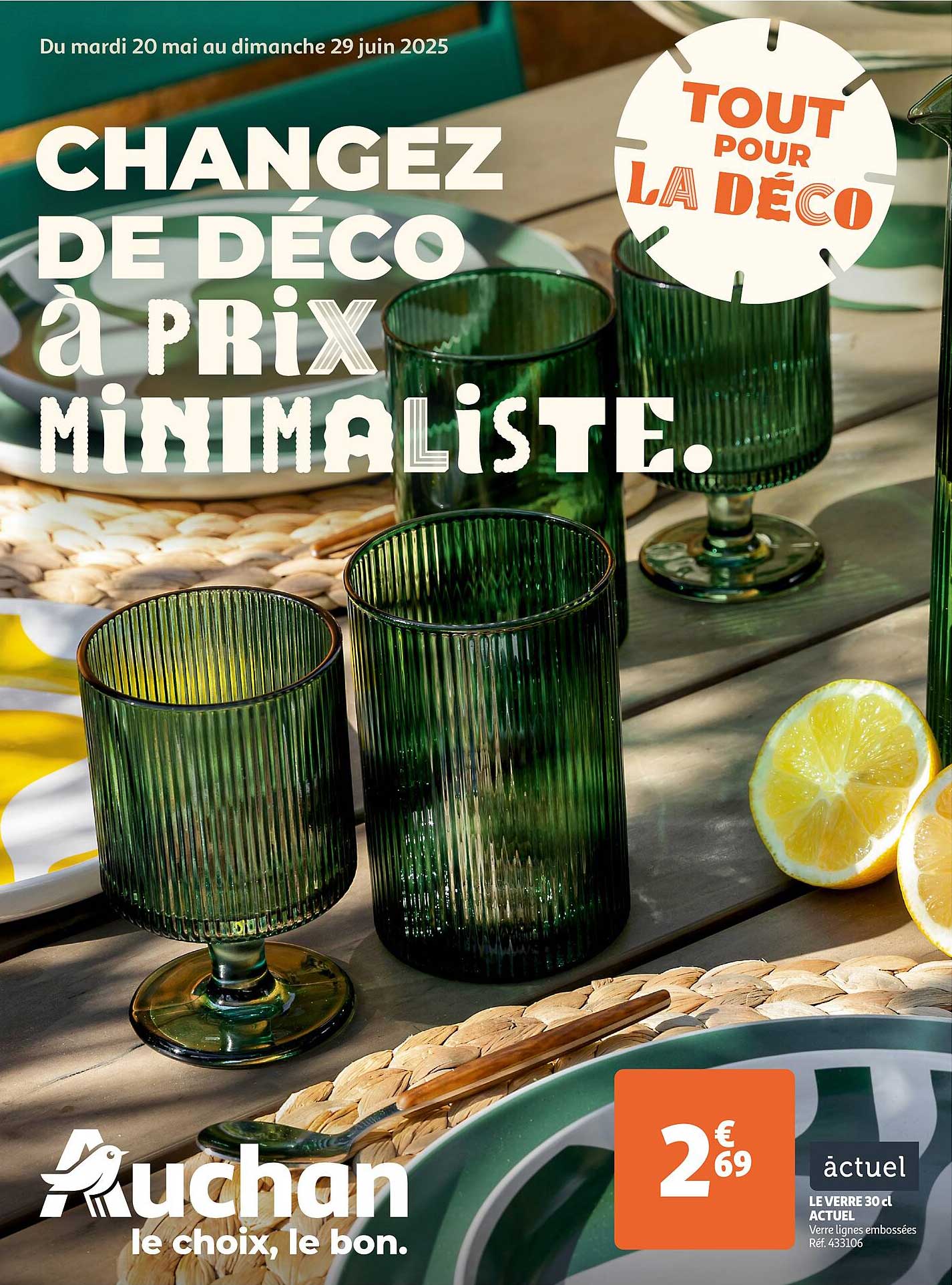 CHANGEZ DE DÉCO À PRIX MINIMALISTE.