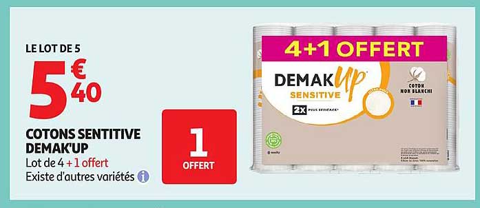 COTONS SENSITIVE DEMAK'UP