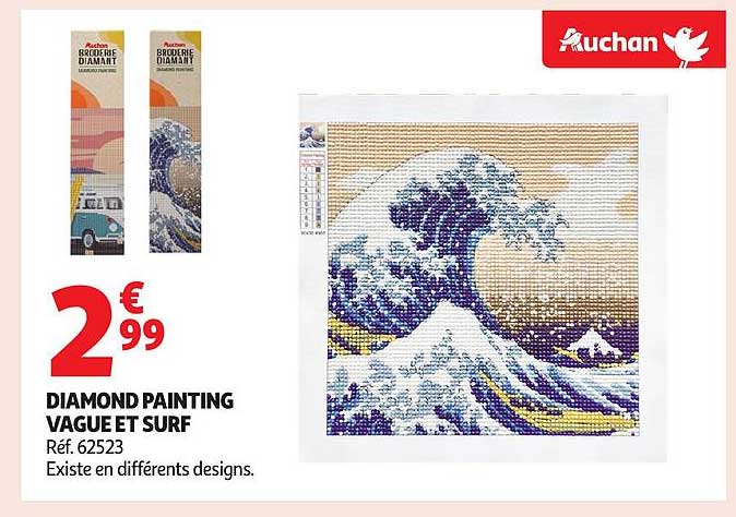 DIAMOND PAINTING VAGUE ET SURF