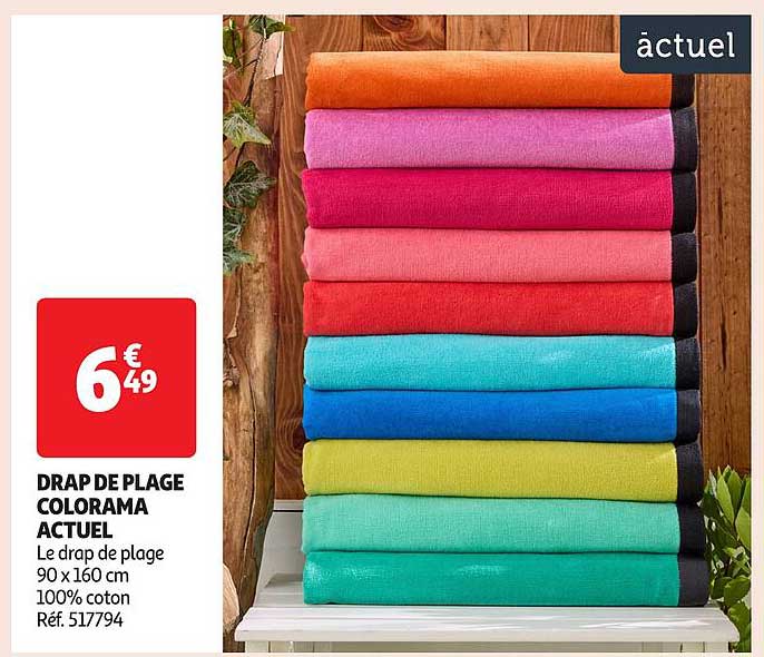 DRAP DE PLAGE COLORAMA ACTUEL