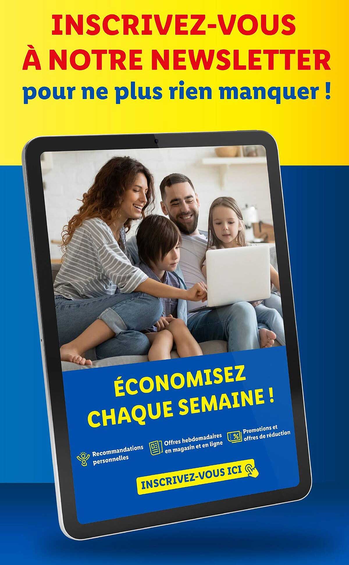 ÉCONOMISEZ CHAQUE SEMAINE !