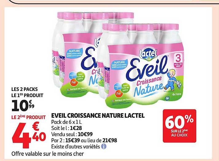 EVEIL CROISSANCE NATURE LACTEL