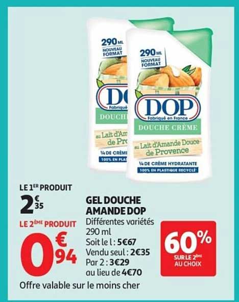 Gel Douche Amande DOP