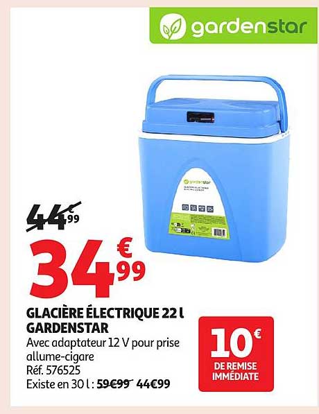 GLACIÈRE ÉLECTRIQUE 22 L GARDENSTAR