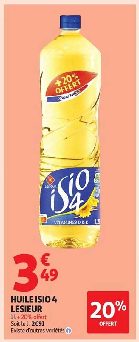 HUILE ISIO 4 LESIEUR