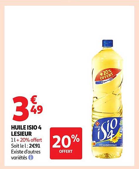 HUILE ISIO 4 LESIEUR