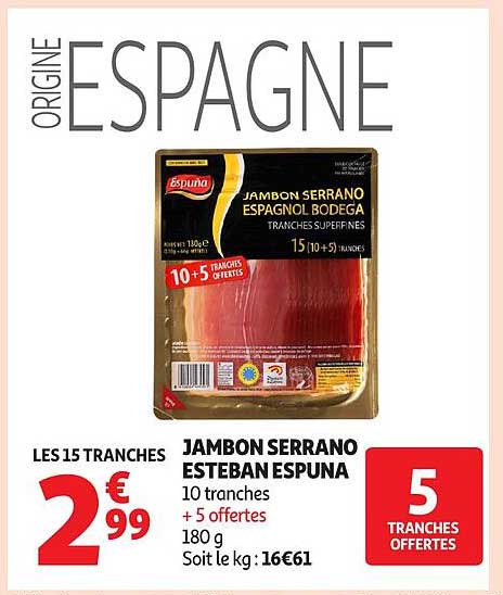 JAMBON SERRANO ESTEBAN ESPUNA