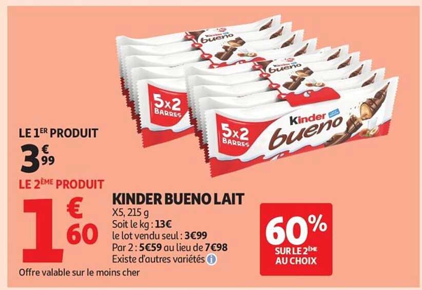 KINDER BUENO LAIT
