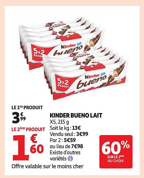 KINDER BUENO LAIT