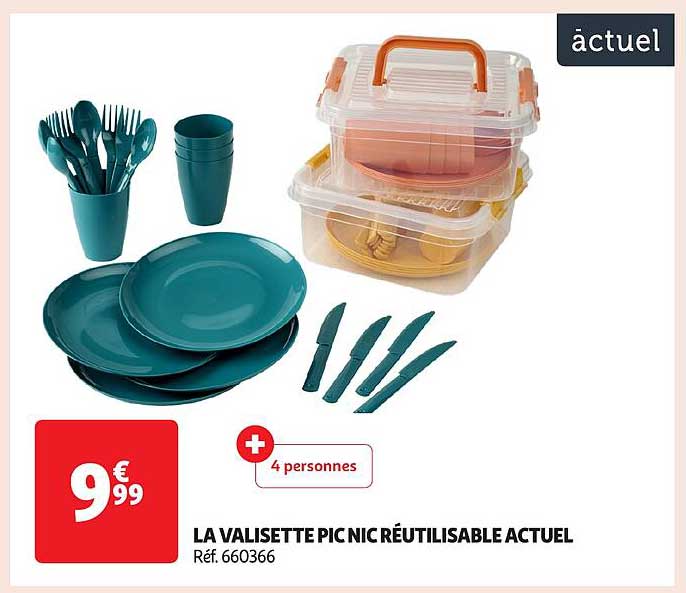 LA VALISETTE PIC NIC RÉUTILISABLE ACTUEL