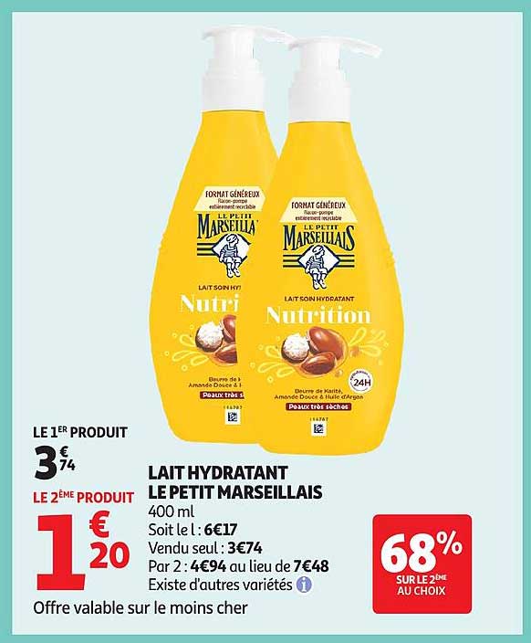 LAIT HYDRATANT LE PETIT MARSEILLAIS