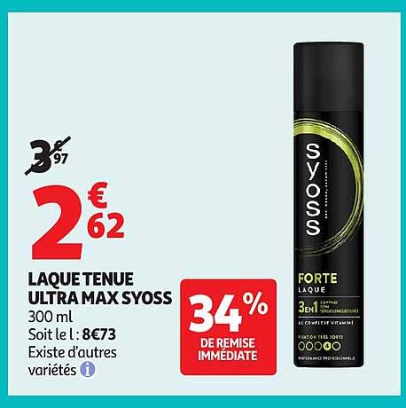 LAQUE TENUE ULTRA MAX SYOSS