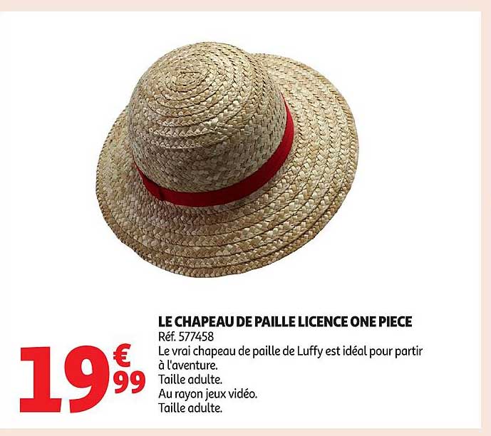 LE CHAPEAU DE PAILLE LICENCE ONE PIECE