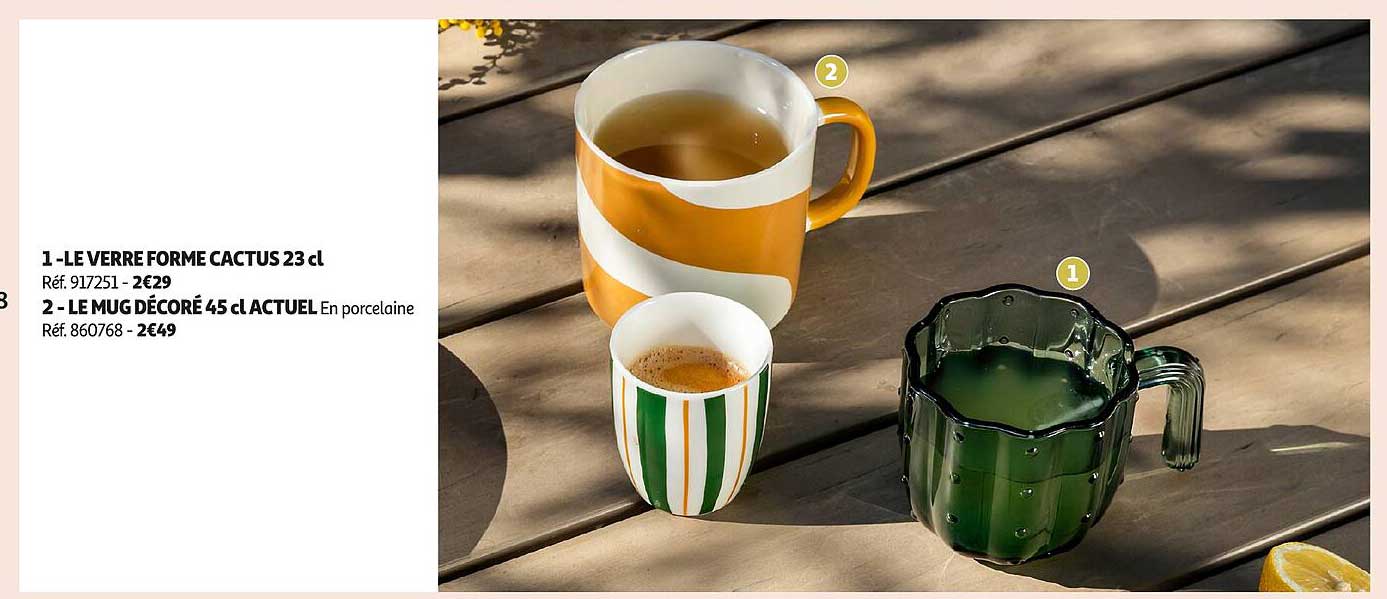 LE VERRE FORME CACTUS 23 cl