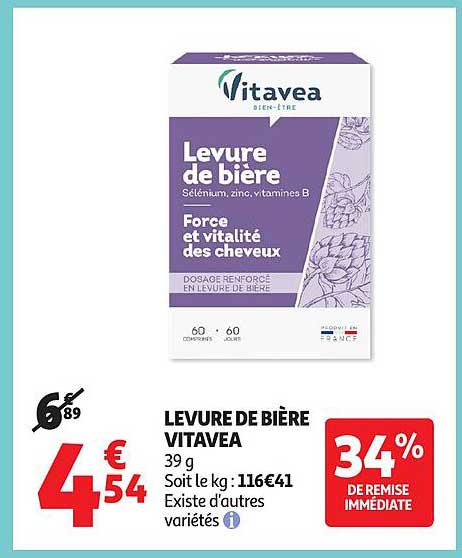 LEVURE DE BIÈRE VITAVEA
