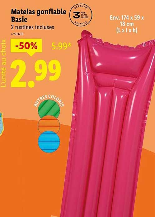 Matelas gonflable Basic