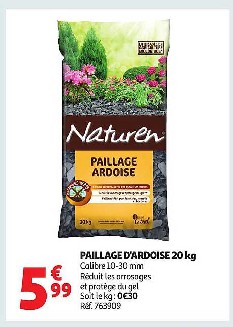 PAILLAGE D'ARDOISE 20 kg