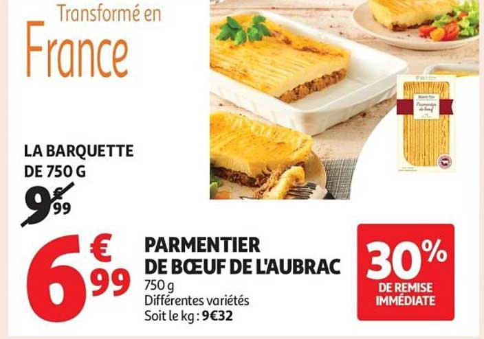 Parmentier de bœuf de l'Aubrac